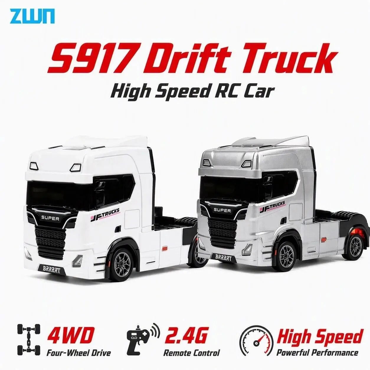 Hobby Rc Van - S917 1:43 2.4G Mini RC Tractor