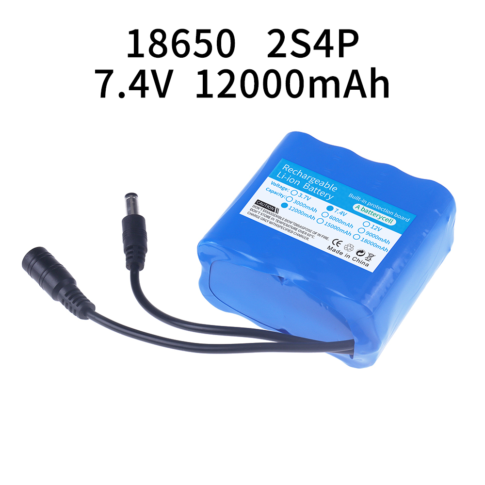 2S4P 18650 Lithium Battery 7.4 - огляд і ціна Rc Hobbyking