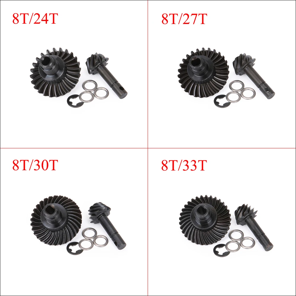 Metal 8T/24T/27T/30T/33T Bevel - огляд і ціна Rc Hobby Grade Crawler