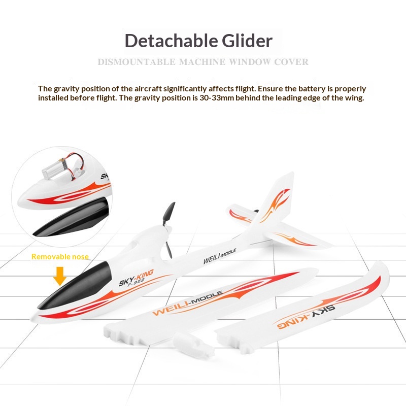 Weili Sky King F959S Rc Glider - огляд і ціна Rc Glider Foam Wing