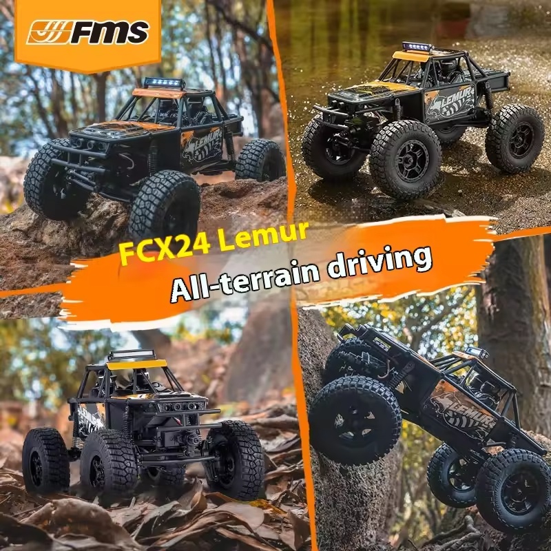 FMS FCX24 Lemur 1:24 Amphibiou - огляд і ціна Rc Hobby Grade Crawler
