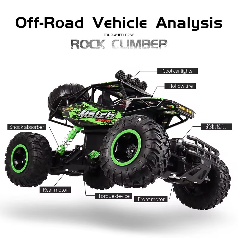 1:16 / 1:12 All Terrain RC Car - огляд і ціна Rc Hobby Grade Cars