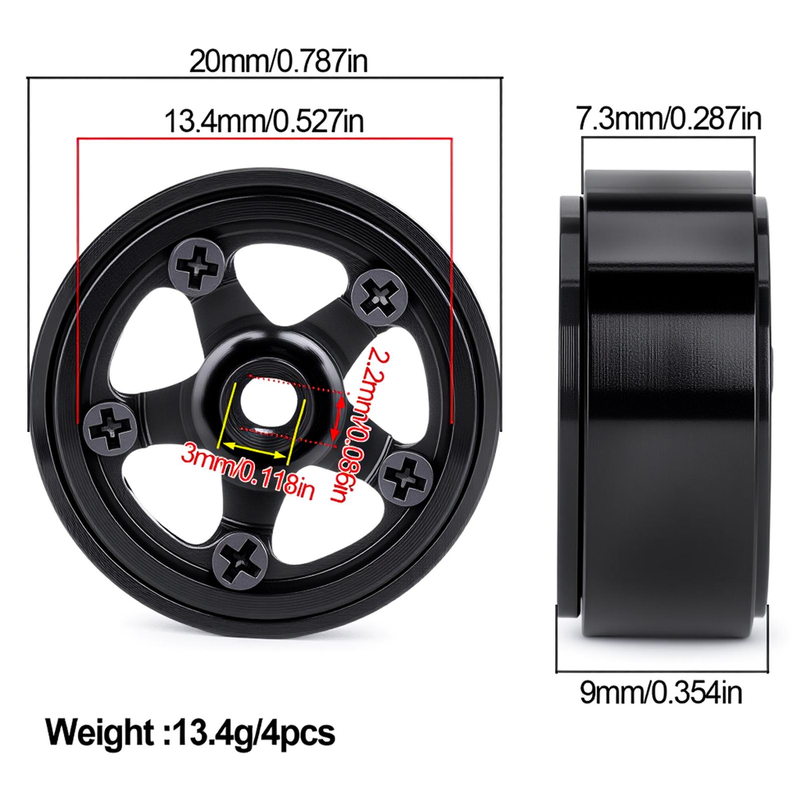 Hobby Grade Wheel Hubs Aluminu - огляд і ціна Rc Hobby Grade Crawler