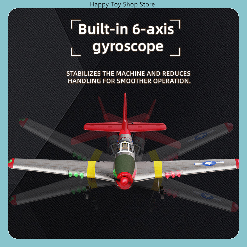 BM26 4CH P-51 Mustang RC Fight - огляд і ціна Rc Glider Foam Wing