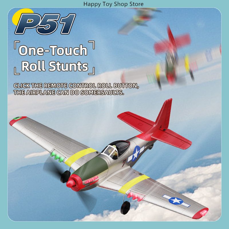 BM26 4CH P-51 Mustang RC Fight - огляд і ціна Rc Glider Foam Wing