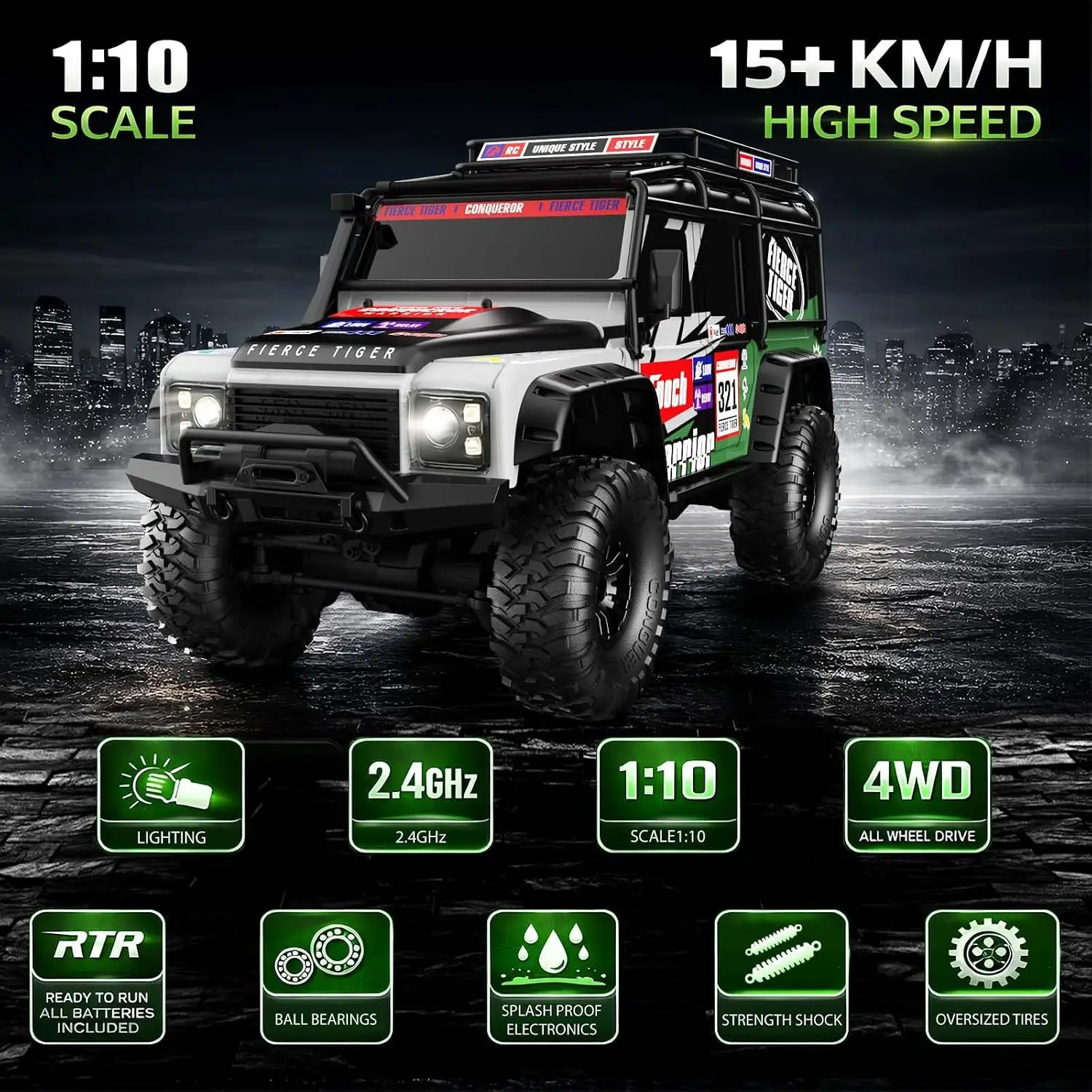 RC Cars RC Crawler 1/10 Scale  - огляд і ціна Rc Hobby Grade Crawler