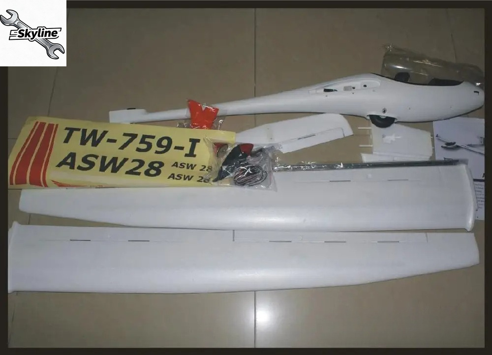 RC ASW28 ASW-28  2540mm Wing S - огляд і ціна Rc Glider Foam Wing