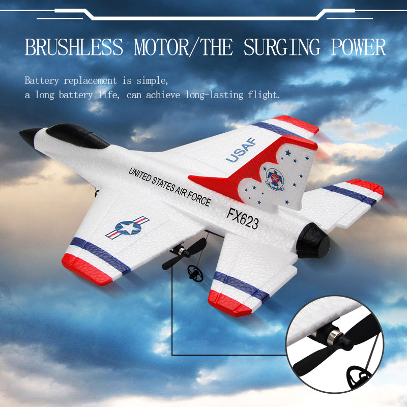New Fx623/F16 RC Airplane Two  - огляд і ціна Rc Glider Foam Wing