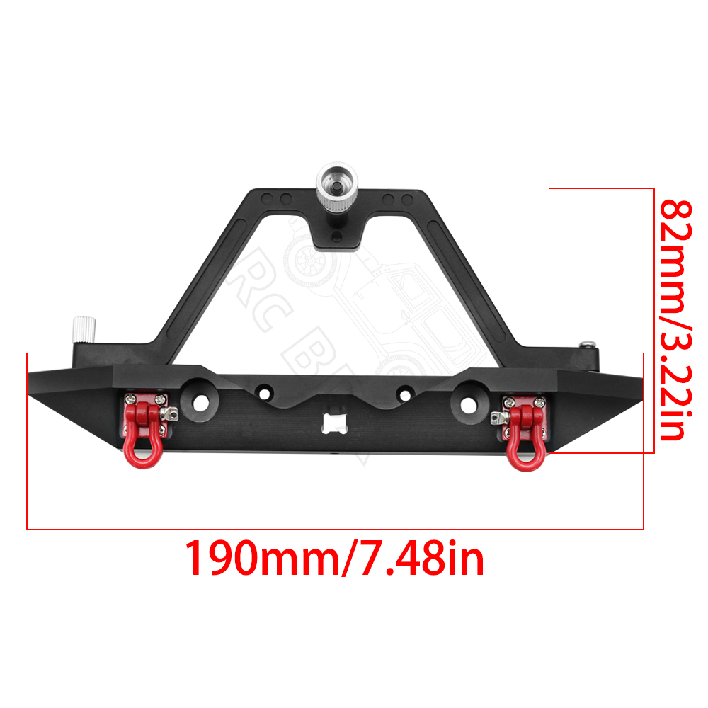 Metal Front Rear Bumper with S - огляд і ціна Rc Hobby Grade Crawler