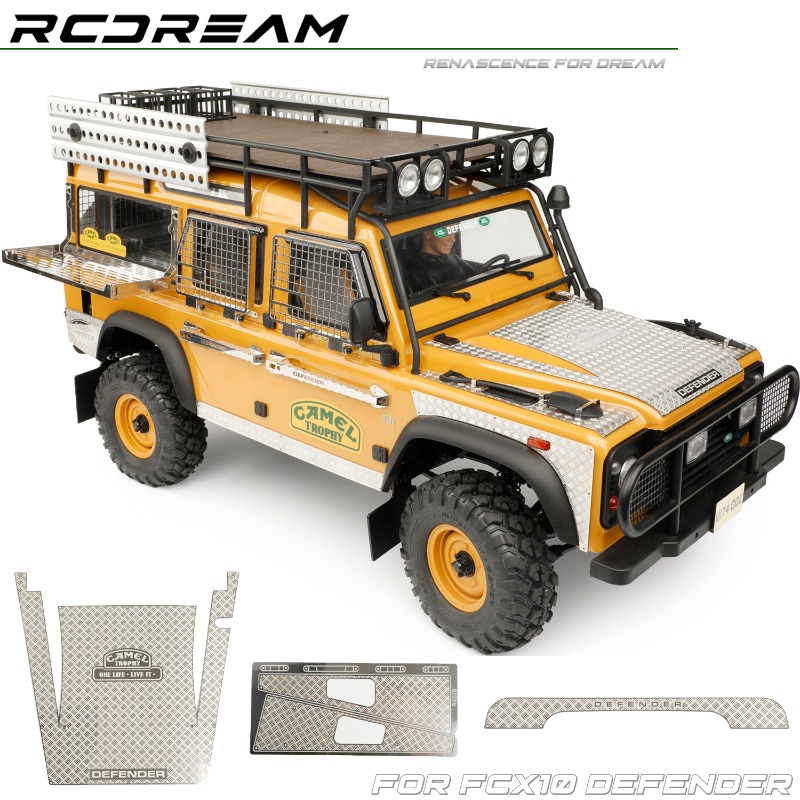 RC Car Hood/Side Skirt Skid Pl - огляд і ціна Rc Hobby Desk