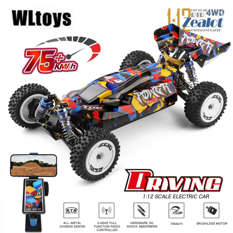 WLtoys 124017 124007 75KM/H  R - огляд і ціна Rc Hobby Grade Cars