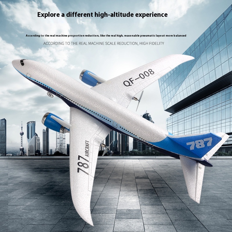 Qf008 RC Plane 787 Three Chann - огляд і ціна Rc Glider Foam Wing