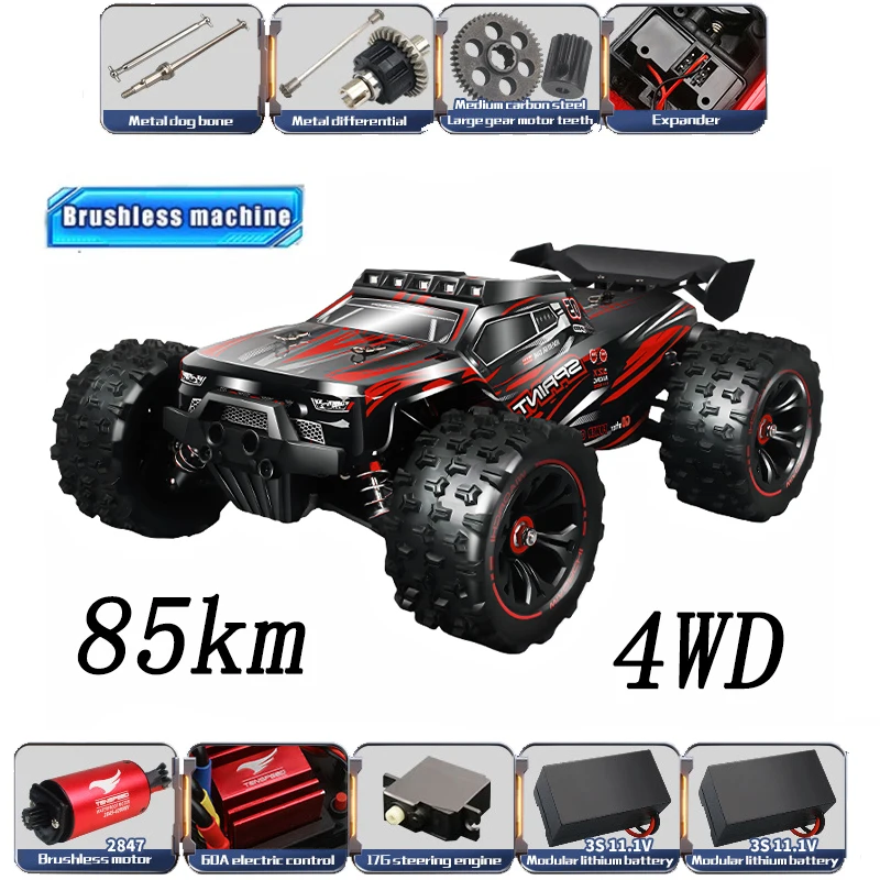1:14 85KM/H or 50KM/H 4WD RC C - огляд і ціна Rc Hobby Grade Cars
