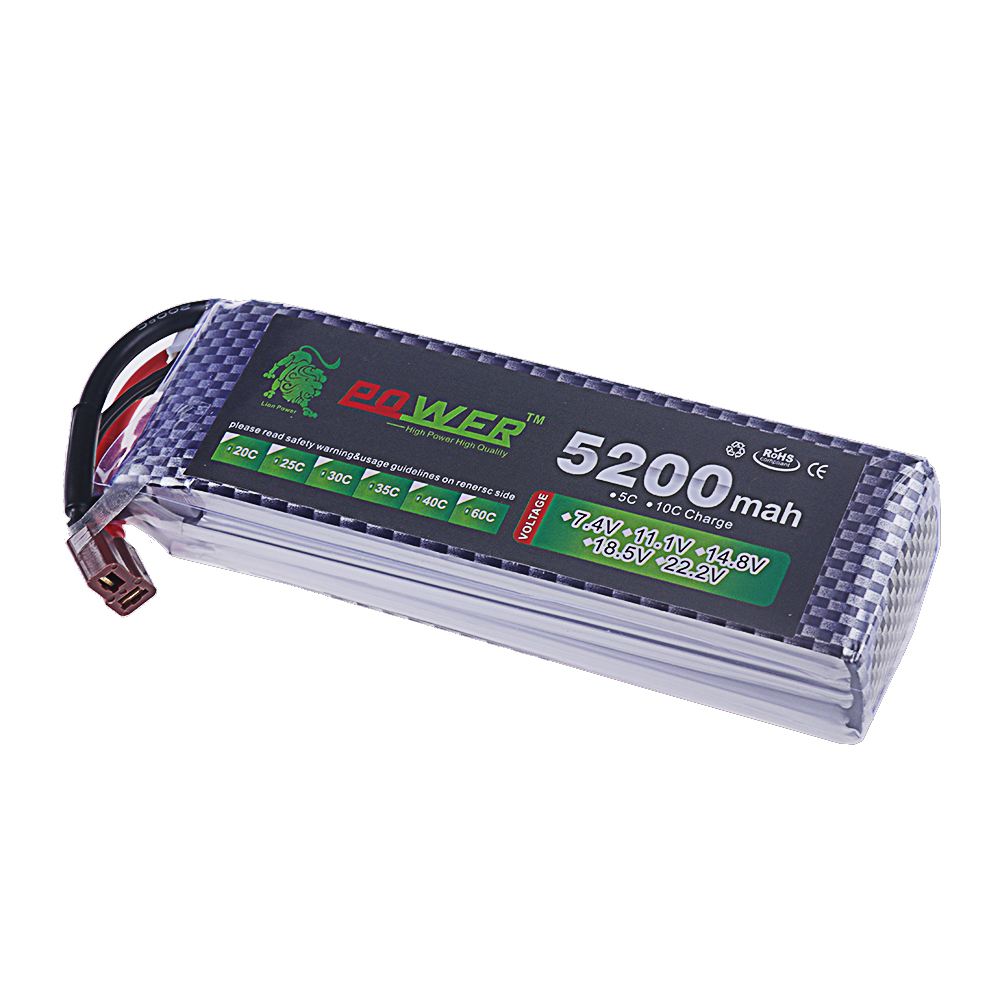 3S Lipo Battery 11.1V 5200mah  - огляд і ціна Rc Hobbyking